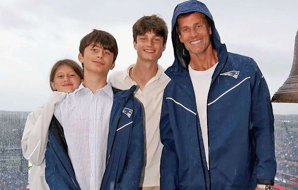 Tom Brady Shares Sweet New Photos with Sons Jack and Benjamin That Make His 'Heart Sing'