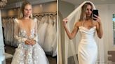 A bride-to-be said she tried on 137 gowns to find the perfect ones for her dream wedding in France