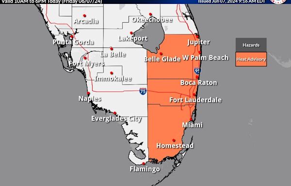 3 Florida heat records broken Thursday. More may fall over weekend. See the forecast