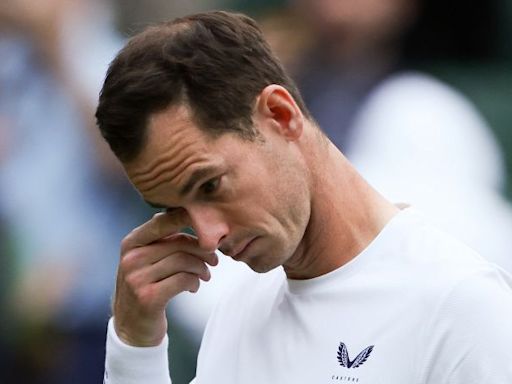 Andy Murray brought to tears by emotional ceremony as Wimbledon farewell begins with doubles defeat