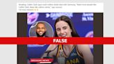Fact Check: Posts saying Samsung signed deal with Caitlin Clark and snubbed LeBron James began on satire website