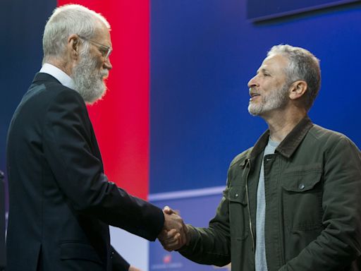 Jon Stewart says David Letterman gave him the best career advice after his first talk show was canceled: ‘Don’t confuse cancellation with failure’