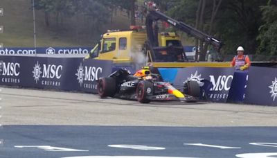Sergio Perez Crashes Out of Hungary Qualifying in Latest Disaster