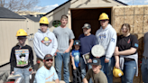 Students' shed-building skills benefit local disabled veterans