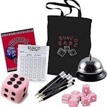 Bunco Babe Game Set Bunco Game Kit With Bunco Babe Tote Bag and Bunco ...