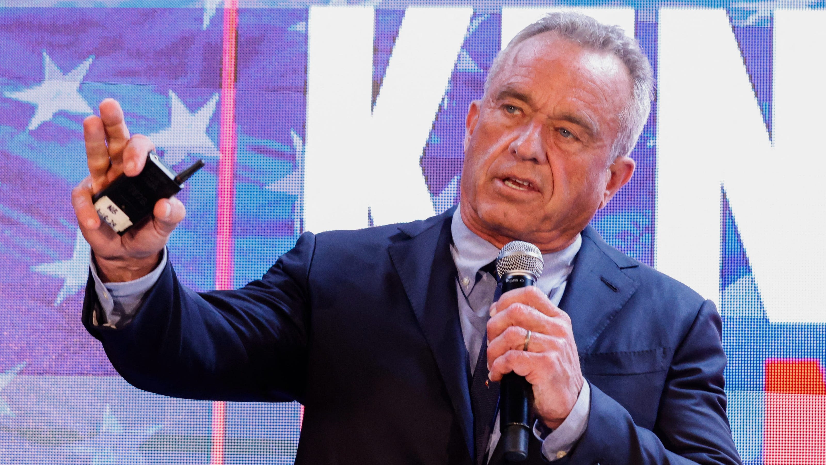 Robert F. Kennedy Jr. pokes fun at recent report revealing he had dead parasite in his brain