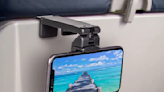 'No more neck pain': Travelers swear by this handy plane phone mount, and it's on sale for $13