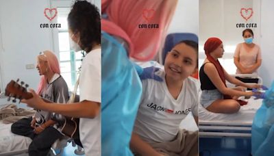 Karol G visitó un hospital infantil en Madrid antes del cierre de su gira ‘Mañana será bonito’