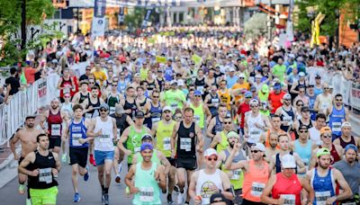 A complete list of roads closing for the Amway River Bank Run