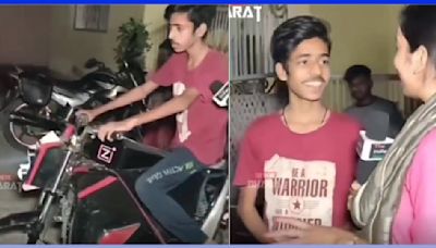 16-Year-Old Makes Electric Bike From Scrap For Rs 15,000