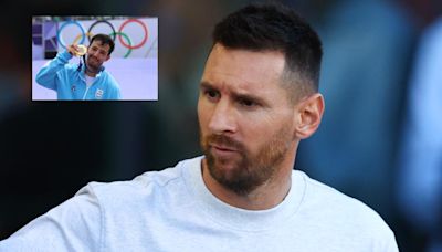 "Crack": Lionel Messi se regó en elogios hacia argentino que ganó oro en París 2024