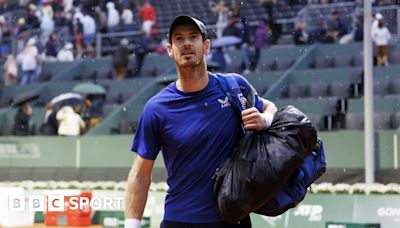 Geneva Open: Andy Murray on brink of defeat before weather intervenes