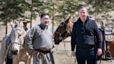 Lord Cameron joins language lesson and pets horses during Mongolia visit