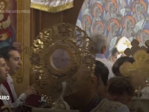 Egypt’s Coptic Christians flock to churches to attend mass marking beginning of their Easter