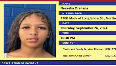 Who Is Nevaeha Orellana? 14-Year-Girl From DC Safely Located After Amber Alert