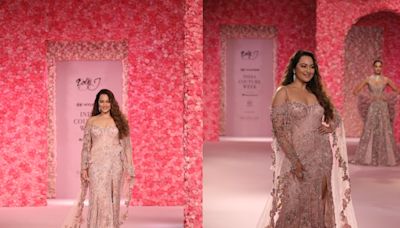 Sonakshi Sinha Wows the Audience in a Lilac Ensemble as She Turns Showstopper for Dolly J at ICW 2024 - News18