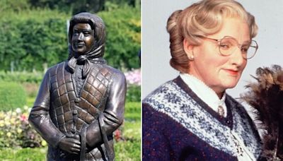 Rosto da rainha Elizabeth em estátua é comparada com a de personagem de Robin Williams