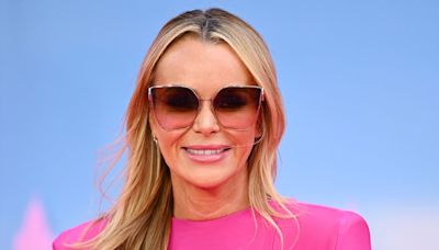 Amanda Holden struts in stunning string bikini during Corfu mini-break