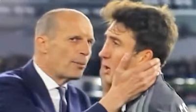 Cambiaso si arrabbia con Allegri dopo il cambio in Lazio-Juve: cosa si sono detti in panchina