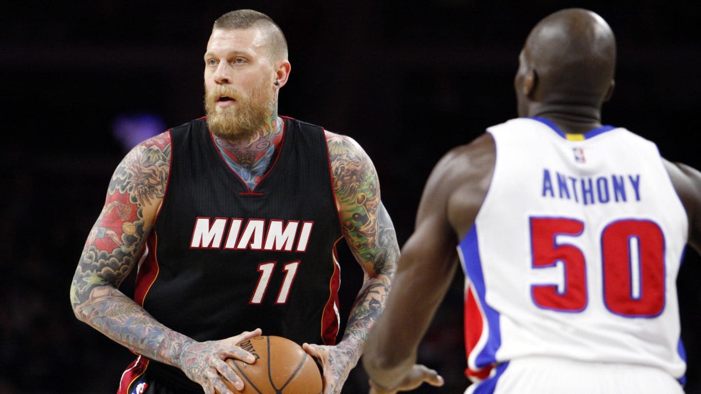 Former Miami Heat Fan Favorite Chris Andersen Hitting 3-Pointers, Halfcourt Shots?