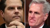 Matt Gaetz says that if the Democratic Party wants to adopt Kevin McCarthy, they can