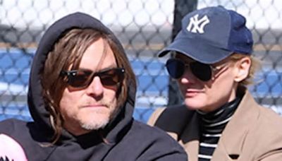 Diane Kruger is effortlessly stylish as she joins Norman Reedus for a family bike ride with their daughter Nova in New York City