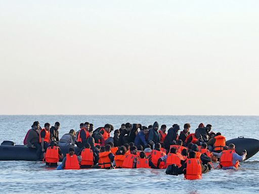 English Channel migrant crossings hit record high, figures show