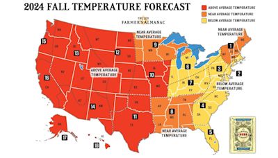 What's the Farmer's Almanac weather outlook for fall in Wilmington?