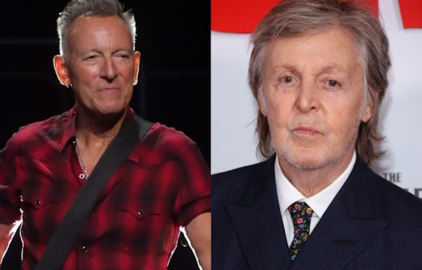 Paul McCartney roasted Bruce Springsteen telling him Taylor Swift is more deserving of his lifetime achievement award