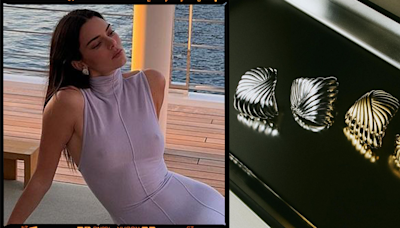 Kendall Jenner just wore the silver version of Bella Hadid's sell-out Missoma studs