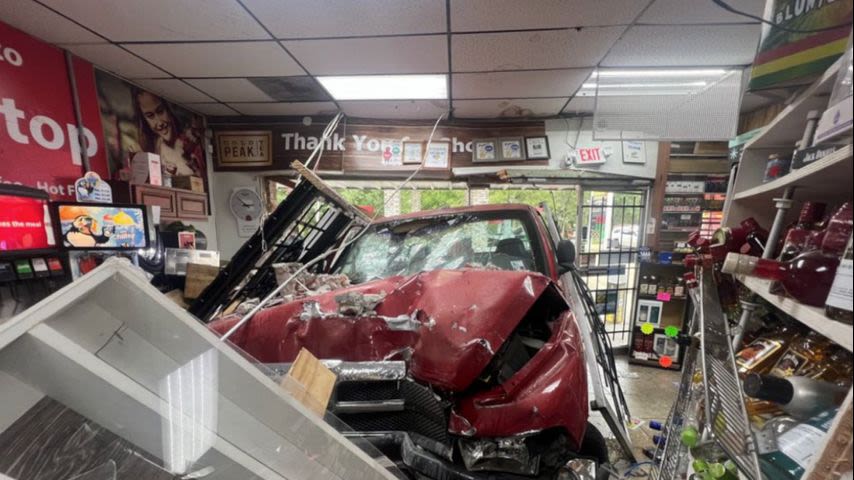 Man cited for negligent injuring of adult, child after truck crashes into Livingston convenience store