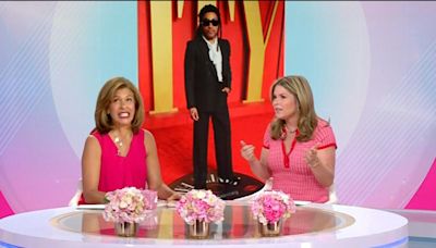 Hoda Kotb jokes that she would get into a "cage match with Gayle King" over Lenny Kravitz on 'Today With Hoda & Jenna'