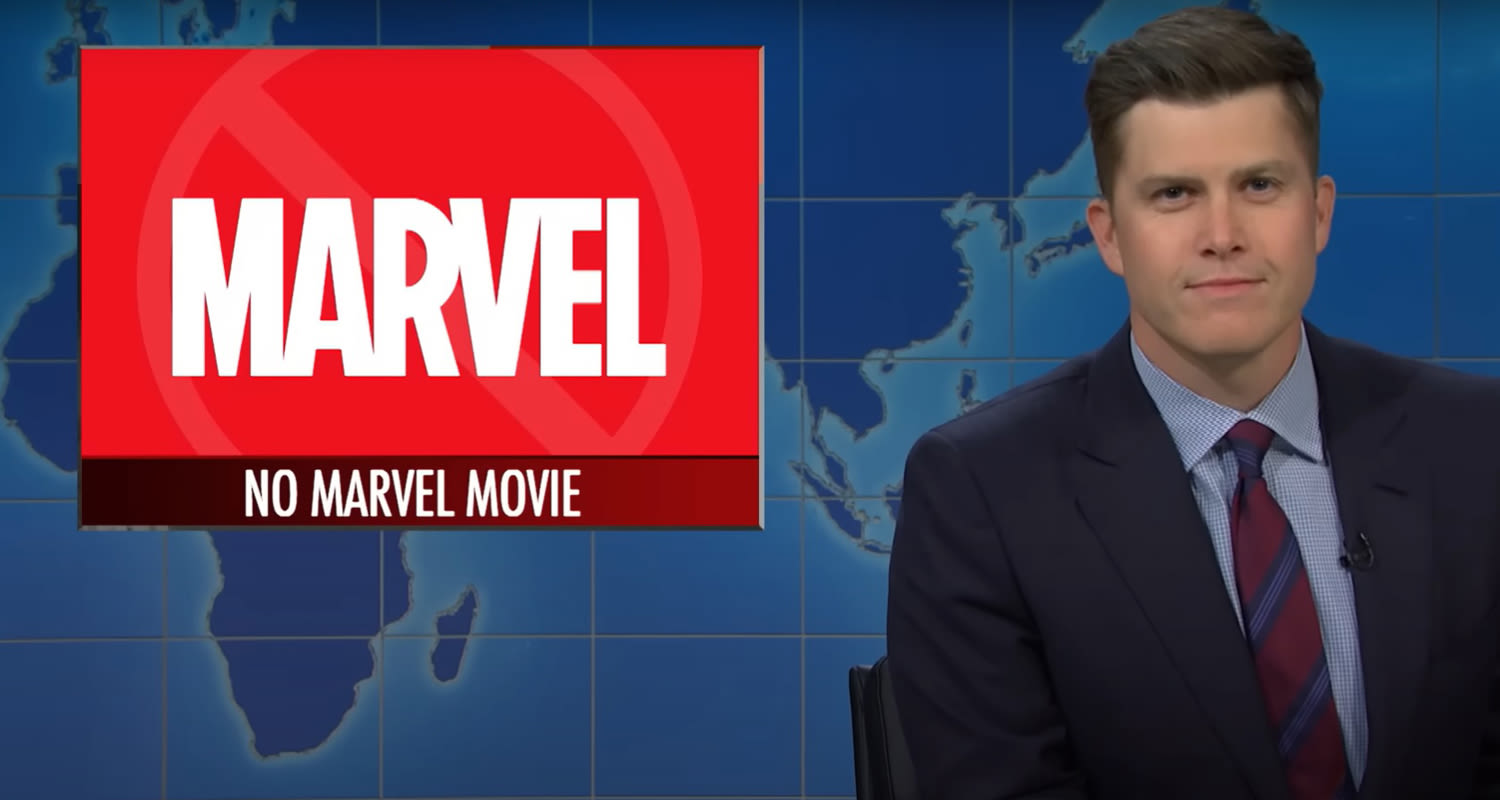 Colin Jost Jokes About How Lack of Marvel Movies Releasing This Year Affects His Own Finances