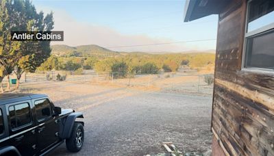 Blue 2 Fire now burning at an estimated 1,400 acres north of Ruidoso - KVIA