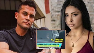 Christian Domínguez va a conciliación con Pamela Franco en auto de Karla Tarazona y explica su razón