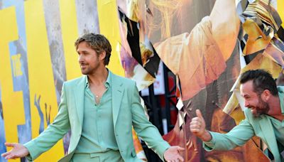 Ryan Gosling and Lookalikes Wow with Fiery Stunt on 'The Fall Guy' Red Carpet