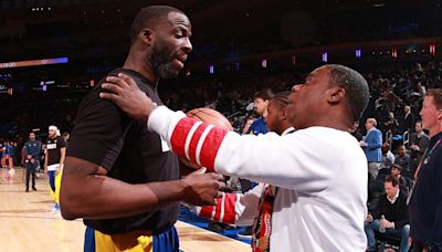 Tracy Morgan hilariously confronts Draymond for Knicks playoff take