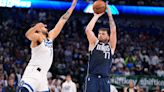 Luka Doncic, Kyrie Irving each score 33 points as Mavs beat Wolves for lead in West finals