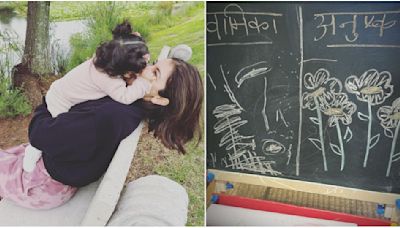 PIC: Anushka Sharma and her daughter Vamika bonding over drawing will melt your hearts