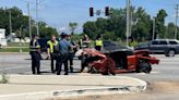 Two seriously injured after crash in Republic involving a semi-truck and a classic Volkswagen