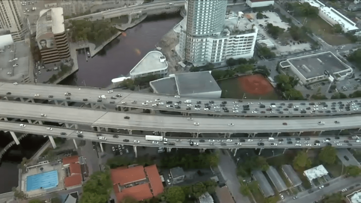 Woman struck and killed by car while trying to cross I-95 in Miami