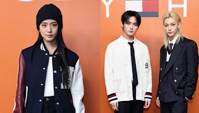 K-Pop Stars Jisoo of Blackpink, Felix and Lee Know of Stray Kids Look Perfectly Preppy at NYFW