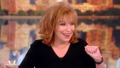‘The View’ Host Joy Behar Asks Ayo Edebiri to Lift Her Foot to the Table, Then Refuses to Release Her Ankle