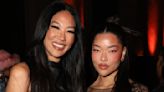 Kimora Lee Simmons Twins With Daughter Ming Lee in Coordinated Black Cutout Dresses