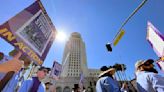 Column: This 'hot labor summer' is unifying Los Angeles in a way few could have imagined