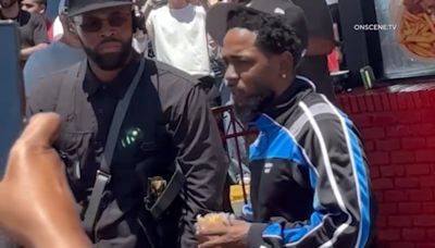 Kendrick Lamar films ‘Not Like Us' music video in Compton