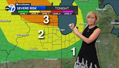 Chicago weather forecast Tuesday includes possibility of severe storms bringing strong wind, rain