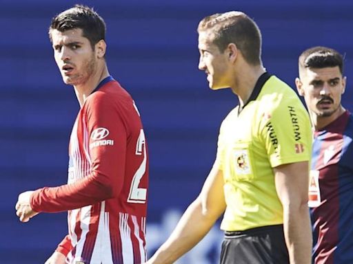 Atlético de Madrid | Morata, reencuentro con un escenario 'maldito' y un árbitro con el que le 'collejeó'