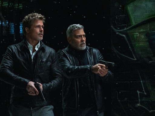 Review | ‘Wolfs’ teams Clooney and Pitt as old rivals too cool for new tricks