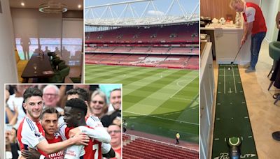 What's it like to watch Arsenal in a box at the Emirates Stadium?